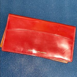 LAUREN RALPH LAUREN RED WALLET